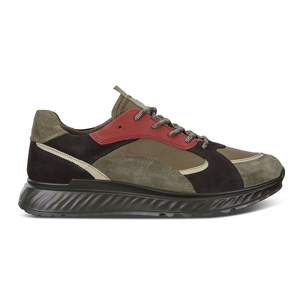 Ecco St.1 Mens Sneakers Green Outlet - India HVP-045172